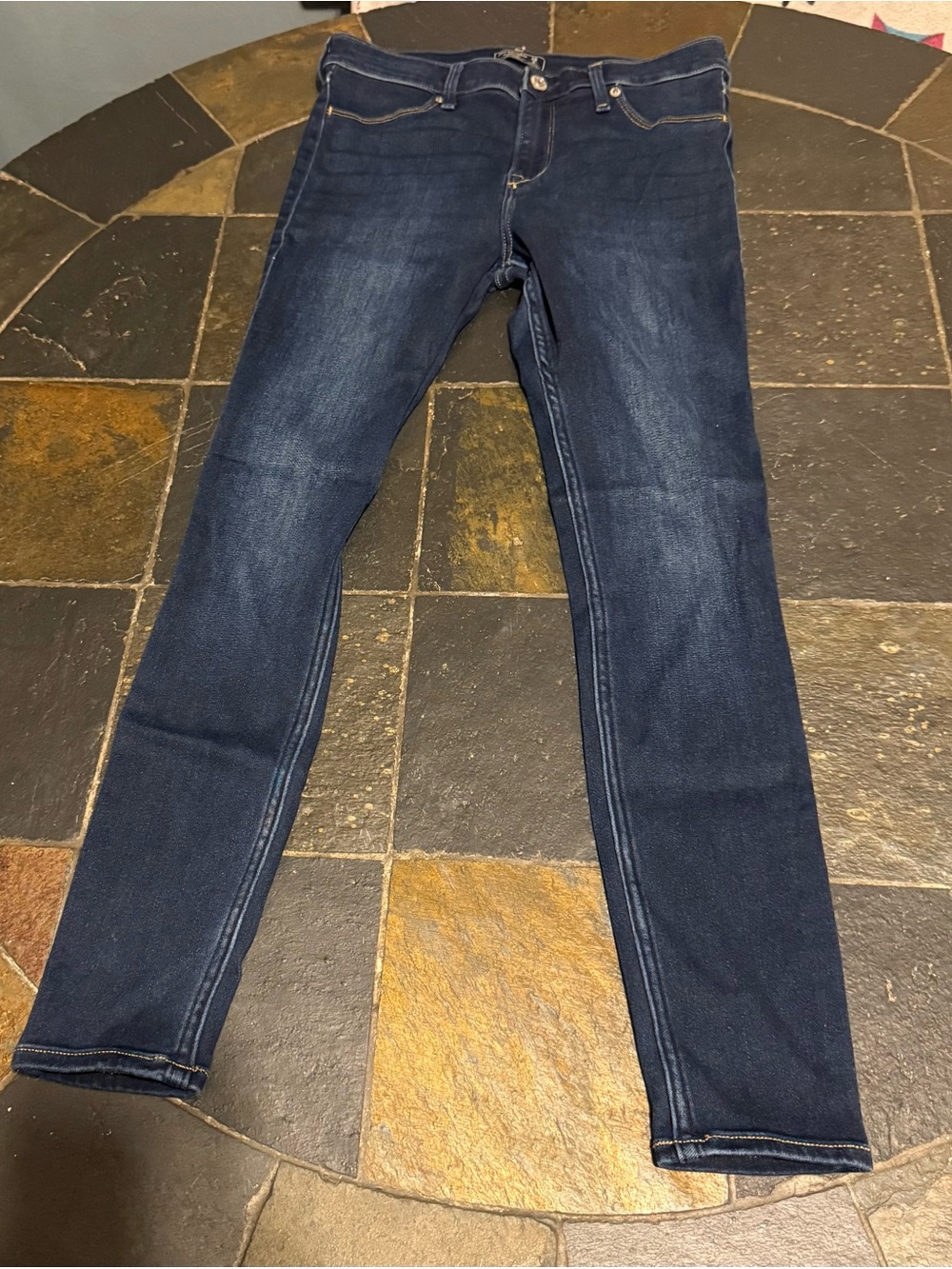 Abercrombie & Fitch Dark Blue Skinny Jeans